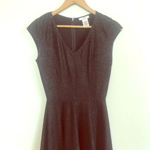 Sparkly Bar III cap sleeve circle skirt dress